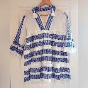 Layered Sophia tassel dress in Medium